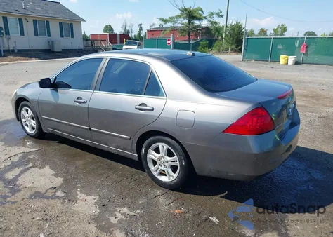 2006 Honda Accord 2.4 Ex из США, поврежденный, VIN 1HGCM56896A028900